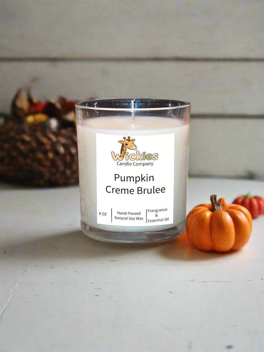 Pumpkin Crème Brûlée - 8oz Candle