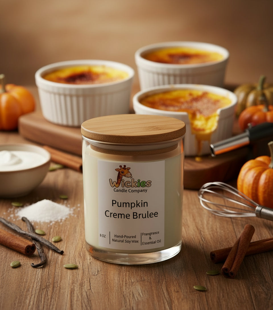 Pumpkin Crème Brûlée - 8oz Candle